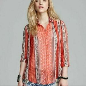 Free People Moonlight Mile Semi Sheer Tunic